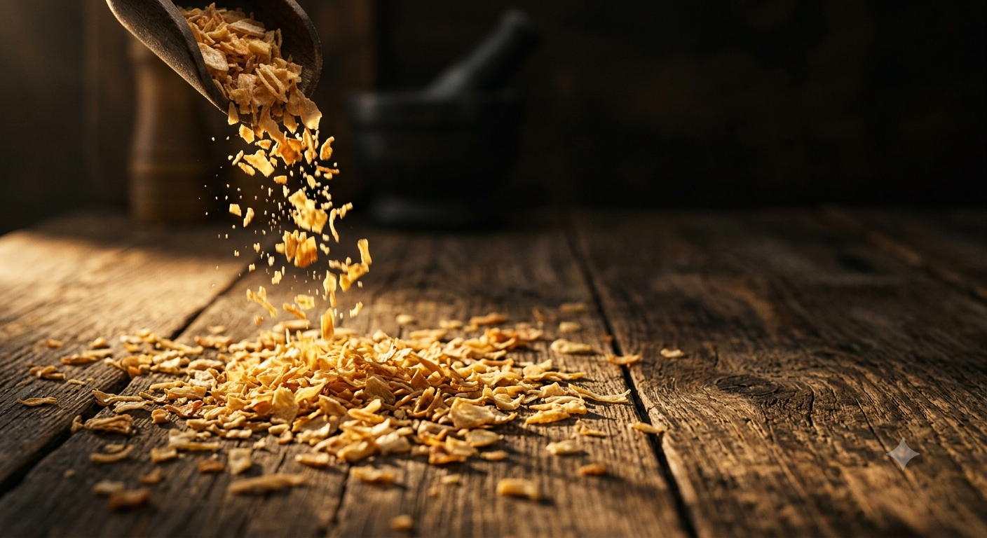 Premium dehydrated onion flakes