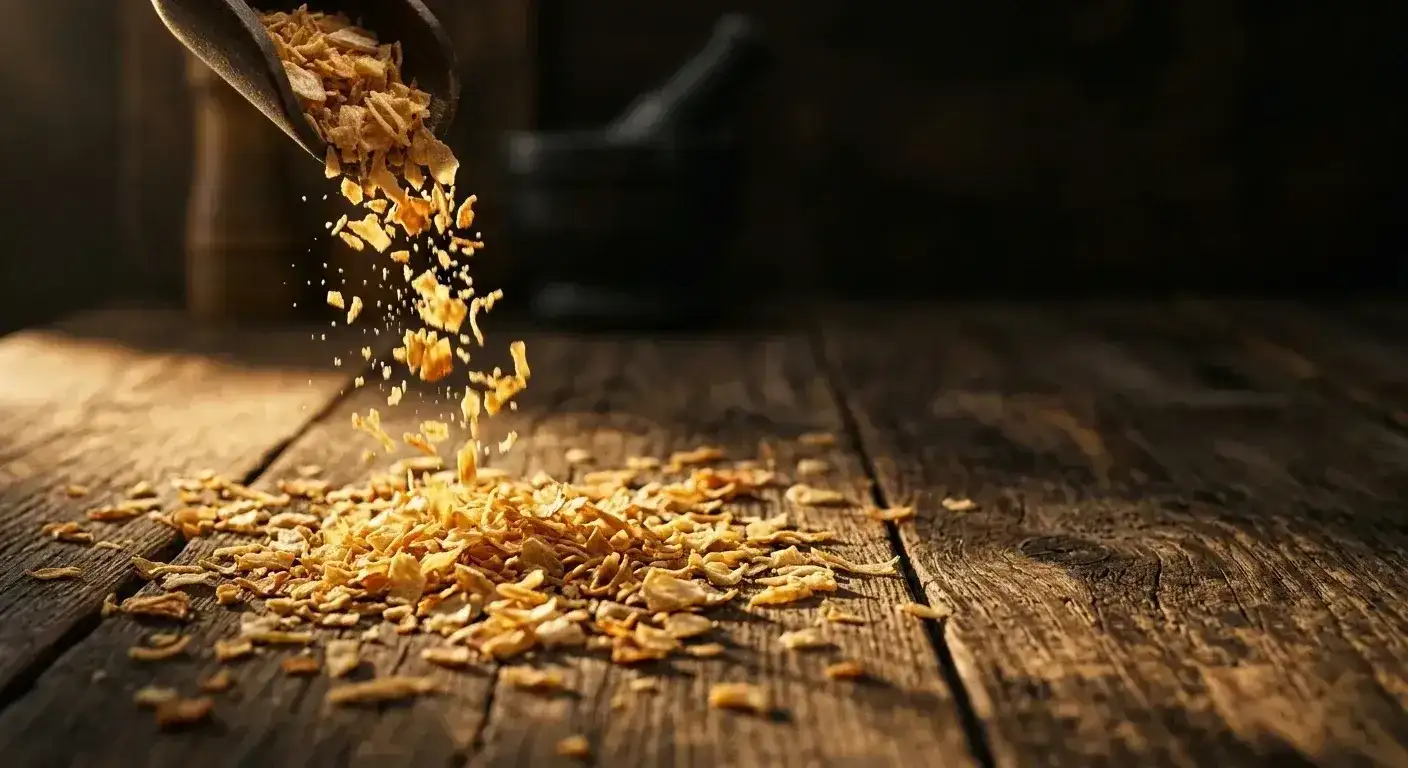 Premium dehydrated onion flakes
